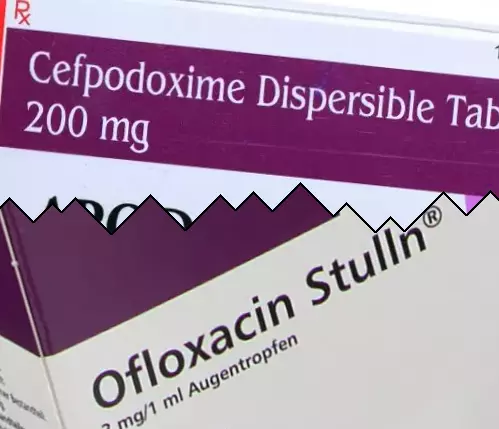 Cefpodoxim vs Ofloxacin