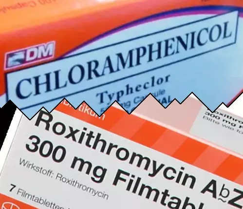 Klóramfenikol vs Roxitromicin