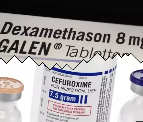 Dexametazon vs Cefuroxim