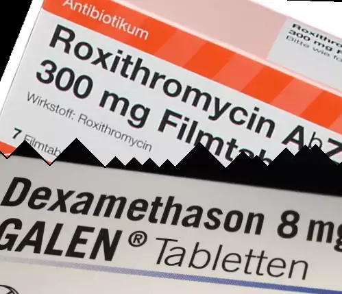 Roxitromicin vs Dexametazon