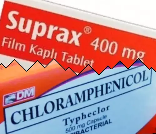 Suprax vs Klóramfenikol